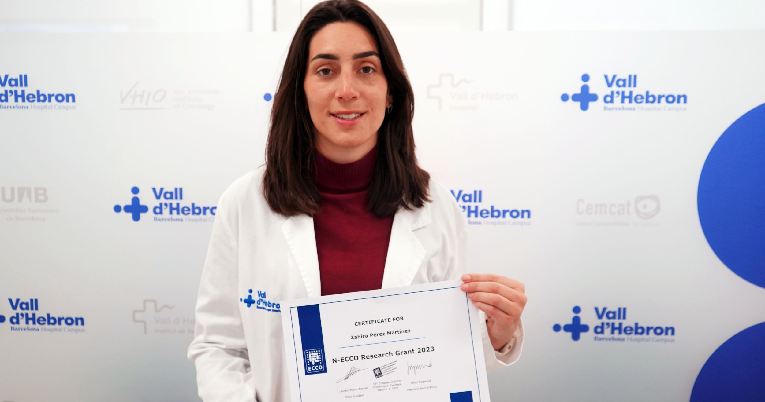 vedholdende pessimistisk industrialisere A Vall d'Hebron project receives the N-ECCO grant awarded by the European  Crohn's and Ulcerative Colitis Organization | Vall d'Hebron University  Hospital