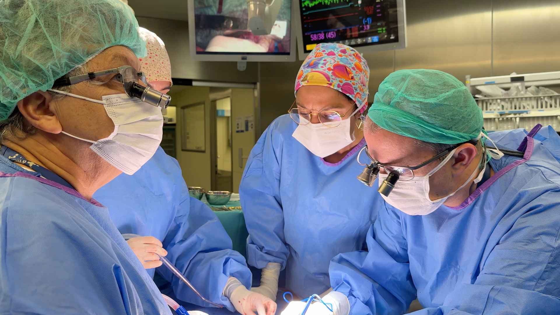 Inici de la cirurgia de trasplantament de cor