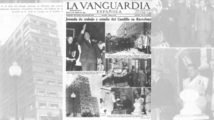 Portada La Vanguardia con la imagen del edificio del Hospital