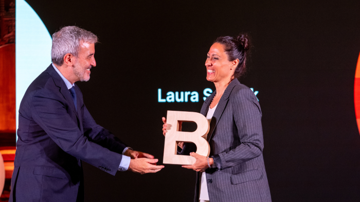 Jaume Collboni entrega guardó a Laura Soucek