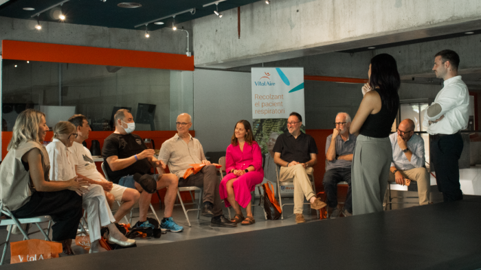 Activitat amb pacients que reben teràpia respiratòria domiciliària