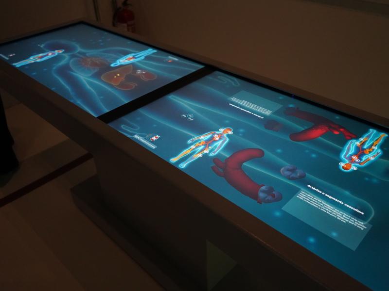 L'espai interactiu a l'experiència de cirurgia i trasplantament