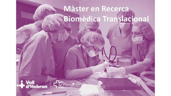 Inauguració del curs acadèmic 2022-2023 del Màster en Recerca Biomèdica Translacional del VHIR