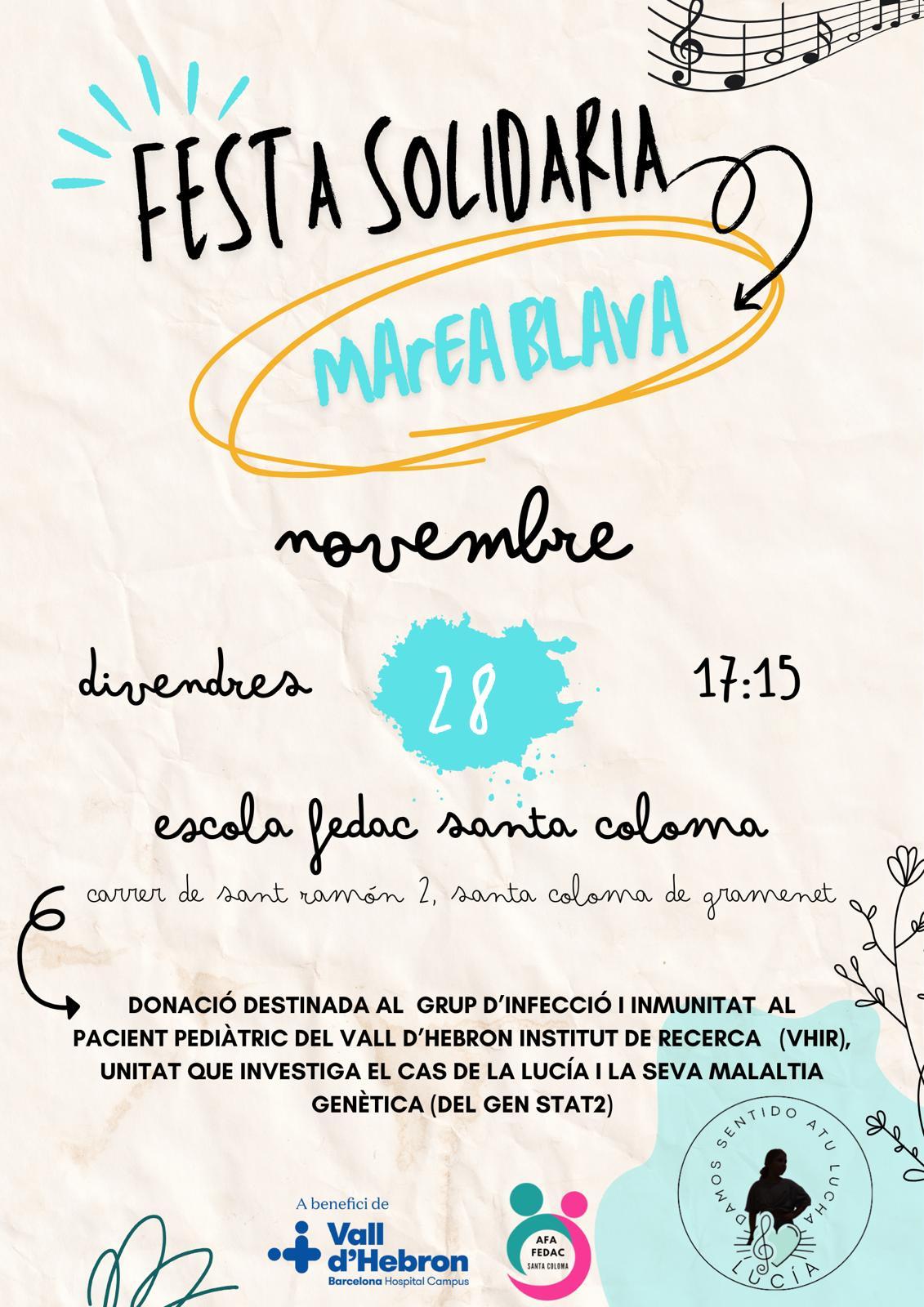 Festa solidaria Marea Blava