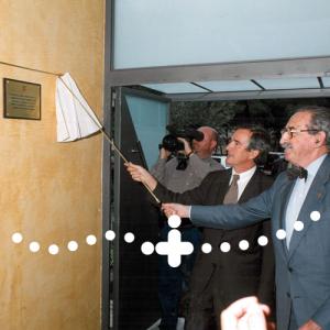 Dia de la inauguració del Vall d'Hebron Institut de Recerca